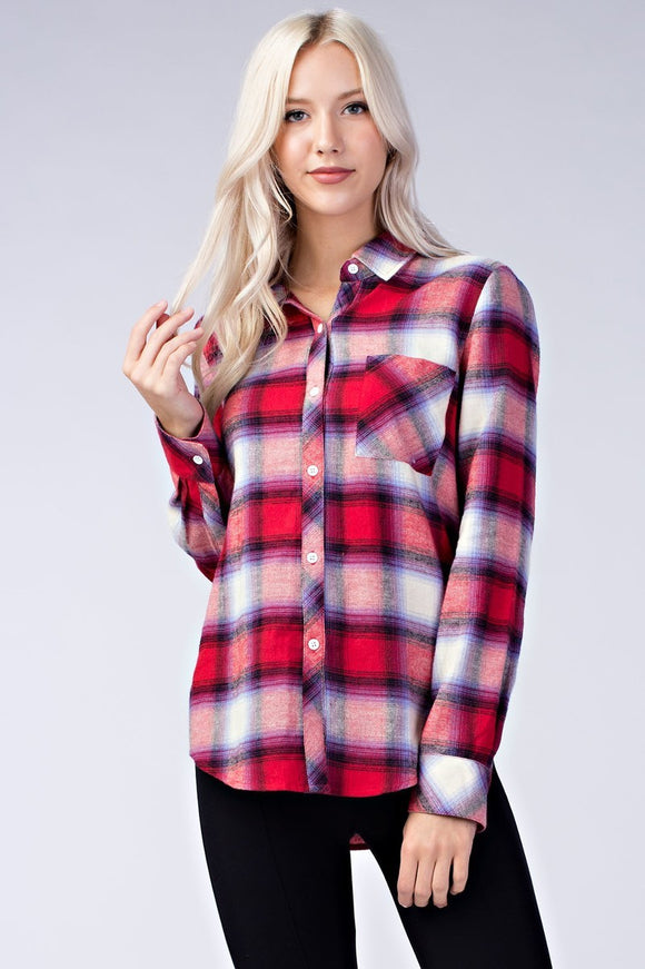 Fall In Love Flannel // More Color Options