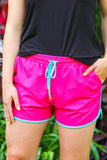 Hannah Hot Pink Shorts