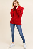 Eve Sweater in Red