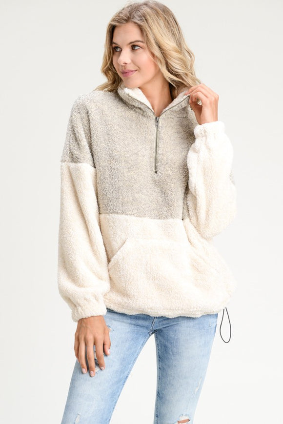 Landry Fuzzy Pull Over // More Color Options