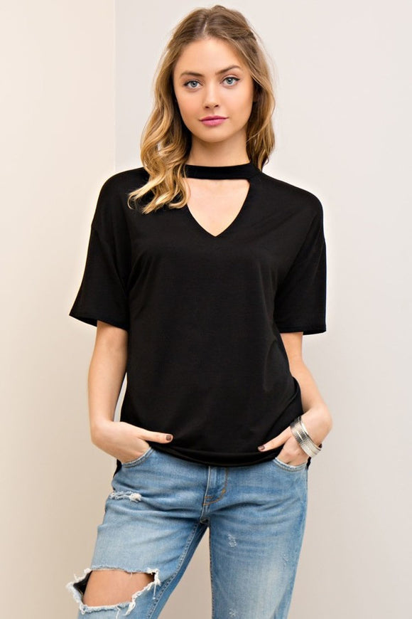 Night on the Town Cut Out Top