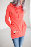 Coral Double Hoodie