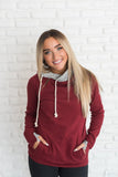 Cranberry Polka Dot Double Hoodie