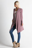 Draped Open Front Cardigan // More Color Options