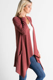 Draped Open Front Cardigan // More Color Options