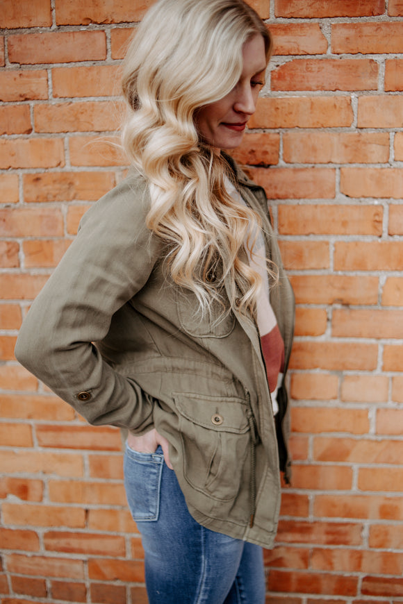 Colbie Jacket in Olive