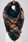 Plaid Blanket Scarf // More Color Options