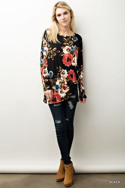 Flirty in Floral Top // More Color Options