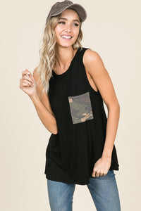 Camo Pocket Tank