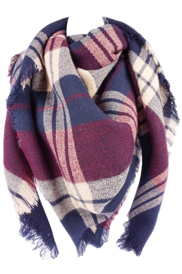 Plaid Blanket Scarf // More Color Options – The Poppy Boutique